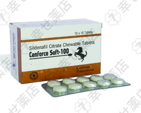 センフォース・ソフト100mg—早く効くED治療薬