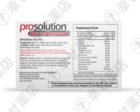 プロソリューション ピル—性欲・持久力をサポートする天然成分サプリ